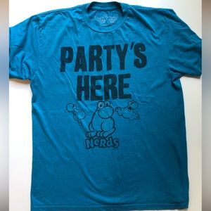 “Party’s Here!” Nerd candy shirt with vintage look-unisex- Novelty t- NERD PARTY